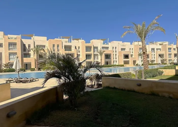 شقة Chic 3br Ground Free & Pool Access At Mangroovy *